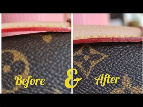 louis vuitton glaze peeling|how to fix Louis Vuitton glazing.